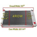 CoolingSnow Radiator for Chevy Models 1971-1990