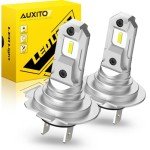 AUXITO H7 LED Light Bulbs, 6500K Bright Pack of 2