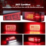 XtraGlow LED Trailer Lights with American Flag Design