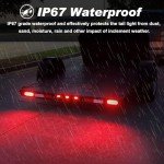 6" Oval LED Trailer Tail Lights with Mounts