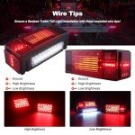 XtraGlow LED Trailer Lights with American Flag Design
