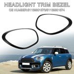 Mini Cooper Countryman Headlight Trim Bezel Set