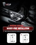 MZS Motorcycle Passenger Floorboards and Foot Pegs
