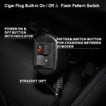 Amber White LED Emergency Strobe Light Bar for Vehicles