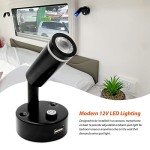 Dimmable LED Reading Lights for RVs - 2 Pack