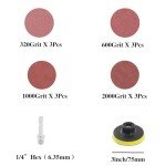 DAPLOMO 3-Inch Headlight Restoration Kit