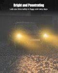 AUGREX 2pcs Yellow Fog Light Bulb Set