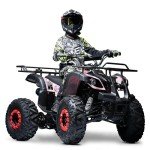 Seangles 125cc Camo Pink ATV Quad with Off-Road Tires
