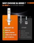 SEALIGHT H1 33000LM Super Bright Fog Light Bulbs
