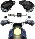 Motorcycle Hand Guards with Aluminum Frame and Shields