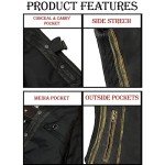 Milwaukee Women's Distress Grey Motorcycle Vest - Large