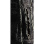 Milwaukee Women's Distress Grey Motorcycle Vest - Large