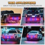 60-Inch LED Truck Tailgate Police Light Strip