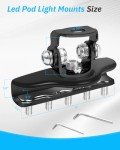 Universal LED Pod Light Mounts for Trucks & SUVs