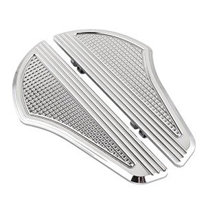 Shark Fin Chrome Foot Pegs for Harley Motorcycles