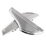 Shark Fin Chrome Foot Pegs for Harley Motorcycles