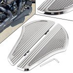 Shark Fin Chrome Foot Pegs for Harley Motorcycles
