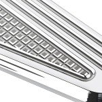 Shark Fin Chrome Foot Pegs for Harley Motorcycles