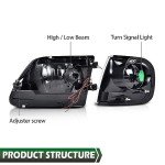 LED Tube Headlights & Parking Lights for Ford