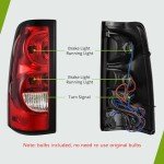 Chevy Silverado Tail Lights Assembly 2003-2007