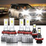Nissan Rogue H11 LED Bulb Combo Pack