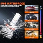 Nissan Rogue H11 LED Bulb Combo Pack