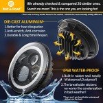 7-Inch LED Headlight with Halo Angel Eye Lights