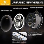 7-Inch LED Headlight with Halo Angel Eye Lights