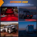 Nilight 9 LED Tail Light Bar for Trucks