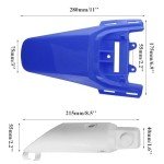 Plastic Fender Fairing Kit for CRF50 and More