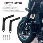 CHIFUN Black Steel Crash Bars for Indian Scout
