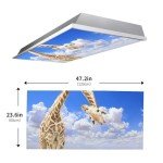 Giraffe Magnetic Light Covers - 2 Pack Fluorescent