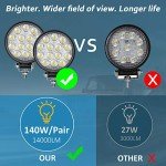 Zmoon 4.5" LED Light Bar - 2 Pack