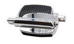 YHMOTO Motorcycle Mini Floorboards with Anti-Slip Pegs