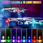 4PCS Wireless LED Strobe Lights with Remote Control