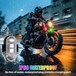4PCS Wireless LED Strobe Lights with Remote Control