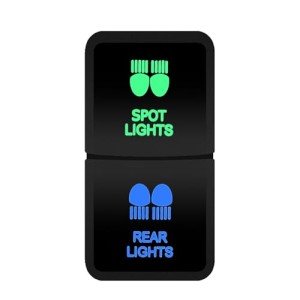 Dual LED Push Switch for Toyota & 4x4s