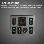 Dual LED Push Switch for Toyota & 4x4s