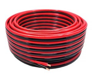14 Gauge Copper Stranded Red Black Zip Cable 50ft