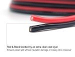 14 Gauge Copper Stranded Red Black Zip Cable 50ft