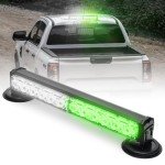 BooYu 14" Battery-Powered Strobe Light with Magnetic Base