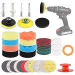 Car Headlight Restoration Kit with Sanding and Buffing Tools