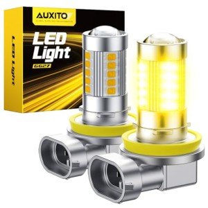 AUXITO 3000K Amber Yellow LED Fog Light Bulbs