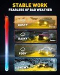 AUXITO 3000K Amber Yellow LED Fog Light Bulbs