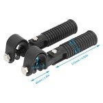 Universal Motorcycle Foot Pegs for 25mm Bars