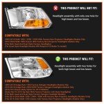 Dodge Ram 2009-2018 Headlight Assembly Replacement Set