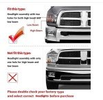 Dodge Ram 2009-2018 Headlight Assembly Replacement Set