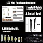 Jeep Wrangler LED Interior Light Bulb Kit