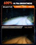 BEAMOTOR H11 LED Fog Light Bulbs - 6000K White