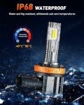 BEAMOTOR H11 LED Fog Light Bulbs - 6000K White